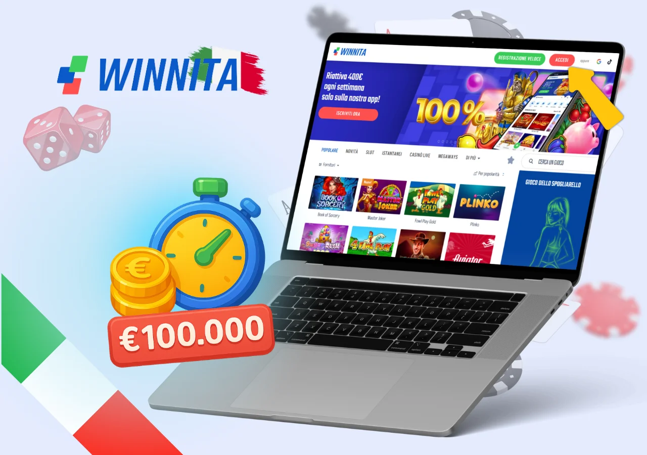 Applicazione Winnita Gambling Enterprise